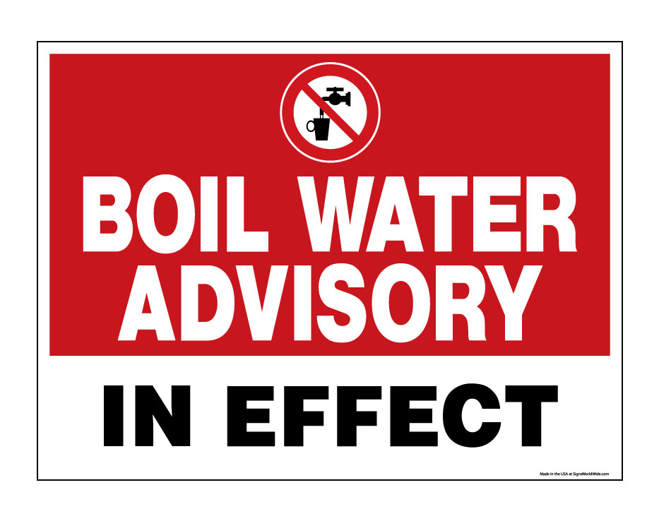 BOIL WATER ADVISORY, News